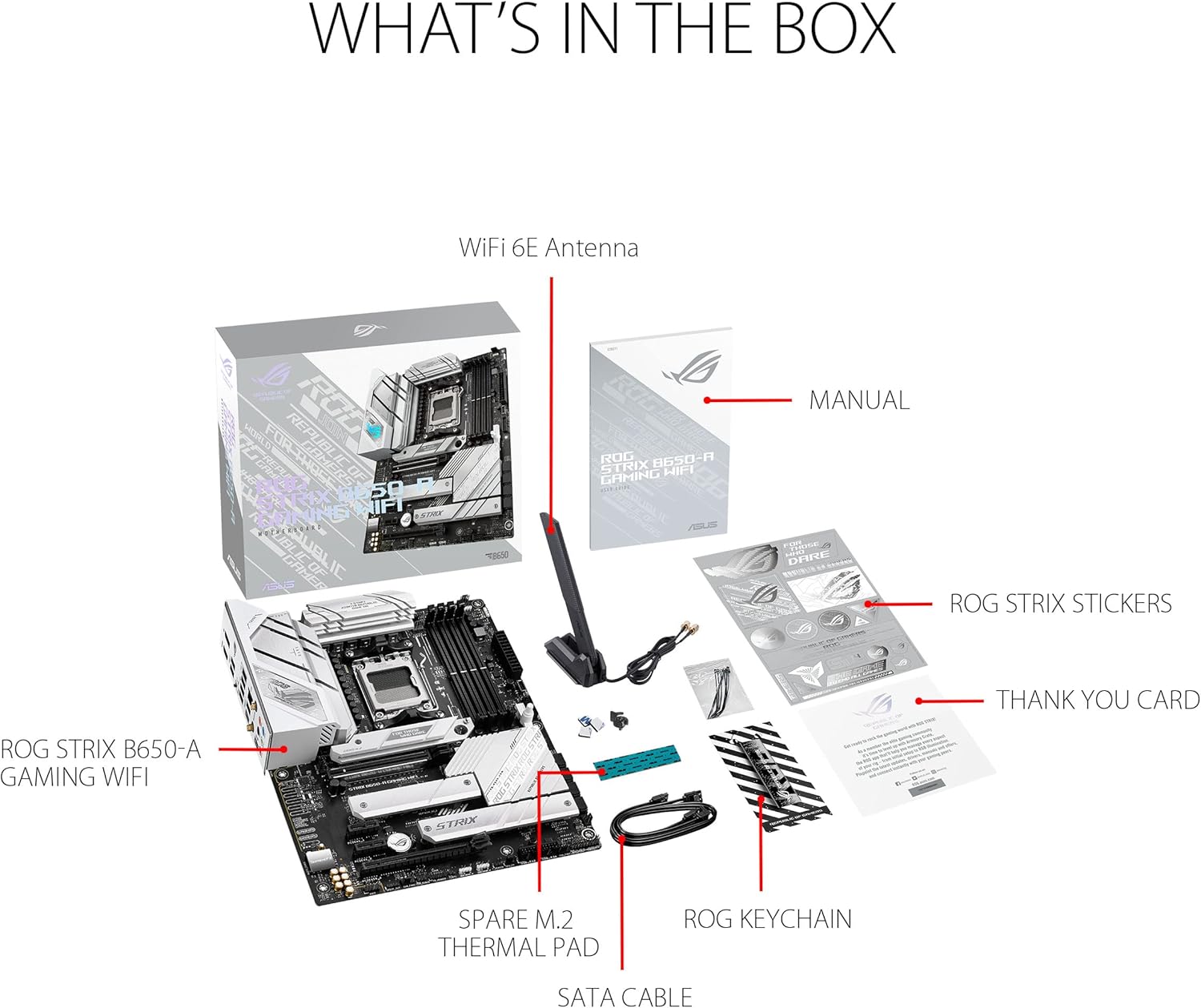 Asus Motherboard Rog Strix B650 A Gaming Wifi DDR5 Asus Motherboard Rog Strix B650 A Gaming Wifi DDR5